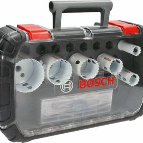 Bosch 2608594187 Ambalaj Ödüllü Çantası ile 9 Parça 22-64 mm Metal ve Ahşap Panç Seti