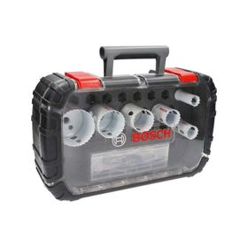 Bosch 2608594187 Ambalaj Ödüllü Çantası ile 9 Parça 22-64 mm Metal ve Ahşap Panç Seti