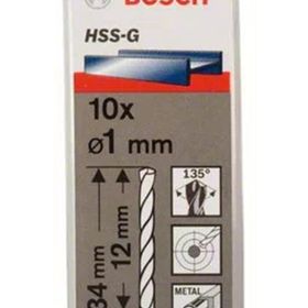 Bosch 2608595049 HSS-G 1x34 mm 10'lu Matkap Ucu