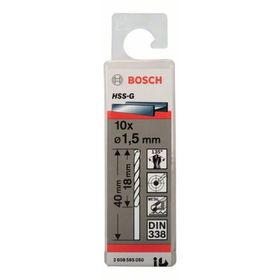 Bosch 2608595050 HSS-G 1.5x40 mm 10'lu Matkap Ucu