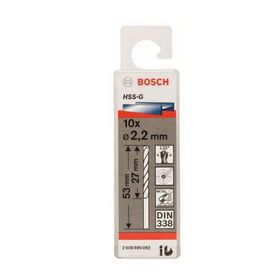 Bosch 2608595052 HSS-G 2.2x53 mm 10'lu Matkap Ucu