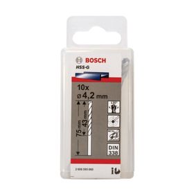 Bosch 2608595060 HSS-G 4.2x75 mm 10'lu Matkap Ucu