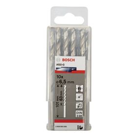 Bosch 2608595068 HSS-G 6,5 mm 10'lu Taşlanmış Metal Matkap Ucu