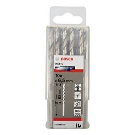 Bosch 2608595068 HSS-G 6,5 mm 10'lu Taşlanmış Metal Matkap Ucu