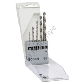 Bosch 2608595517 2-6 mm 1/4 Hex Şaft Metal Matkap Ucu Seti