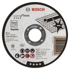 Bosch 2608600545 115x1.0 mm Düz Çelik Kesici Disk