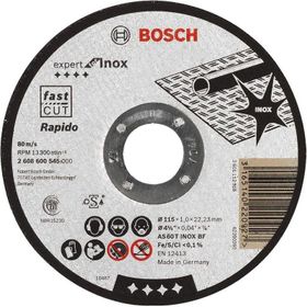 Bosch 2608600545 115x1.0 mm Düz Çelik Kesici Disk