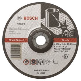 Bosch 2608600710 180x1.6 mm Bombeli Çelik Kesici Disk