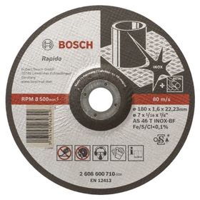 Bosch 2608600710 180x1.6 mm Bombeli Çelik Kesici Disk