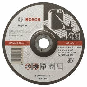 Bosch 2608600710 180x1.6 mm Bombeli Çelik Kesici Disk
