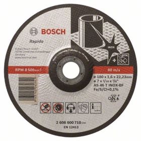 Bosch 2608600710 180x1.6 mm Bombeli Çelik Kesici Disk