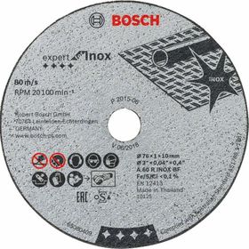 Bosch 2608601520 76x1x10 mm 5'li Paket Inox Kesme Diski