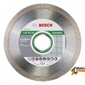 Bosch 2608602201 Standard for Ceramic 115x22.23 mm Elmas Kesme Disk