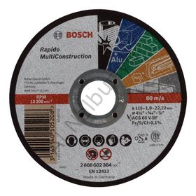 Bosch 2608602384 115x1.0 mm Kesici Disk