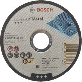 Bosch 2608603163 115x1.6 mm Düz Metal Kesici Disk