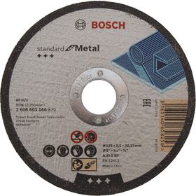 Bosch 2608603166 125x2.5 mm Düz Metal Kesici Disk