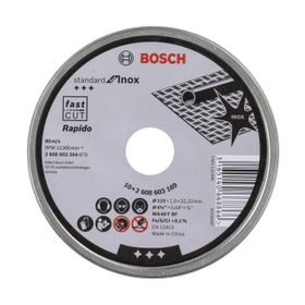 Bosch 2608603254 115x1.0 mm 10'lu Çelik Kesici Disk
