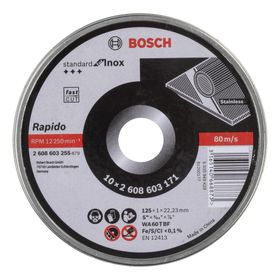 Bosch 2608603255 125x1.0 mm 10'lu Çelik Kesici Disk