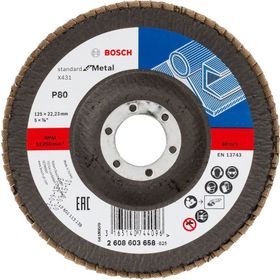 Bosch 2608603658 125 mm 80 K X431 Metal Kesici Flap Disk