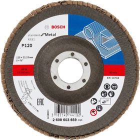 Bosch 2608603659 125 mm 120 K X431 Metal Kesici Flap Disk
