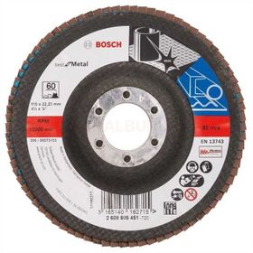 Bosch 2608605451 115 mm 60 K Metal Kesici Flap Disk