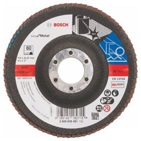 Bosch 2608605451 115 mm 60 K Metal Kesici Flap Disk