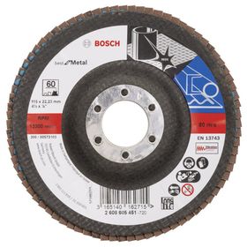 Bosch 2608605451 115 mm 60 K Metal Kesici Flap Disk