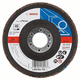 Bosch 2608606752 115 mm 40 K Metal Kesici Flap Disk