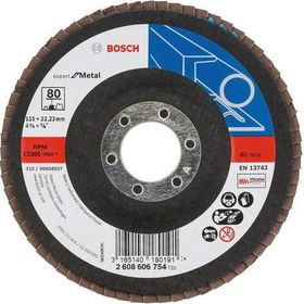 Bosch 2608606754 115 mm 80 K Metal Kesici Flap Disk