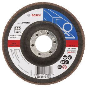 Bosch 2608607346 115 mm 120 K Metal Kesici Flap Disk