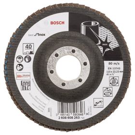 Bosch 2608608263 115 mm 40 K Metal Kesici Flap Disk