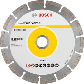 Bosch 2608615030 Eco 180 mm Elmas Yapı Malzemeleri İçin Testere