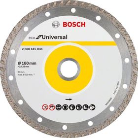 Bosch 2608615030 Eco 180 mm Elmas Yapı Malzemeleri İçin Testere
