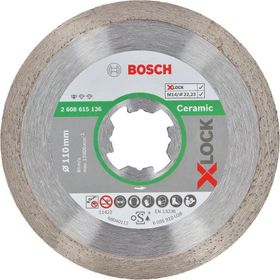 Bosch 2608615136 X-Lock Standard Seri 110 mm Seramik İçin Elmas Kesme Diski
