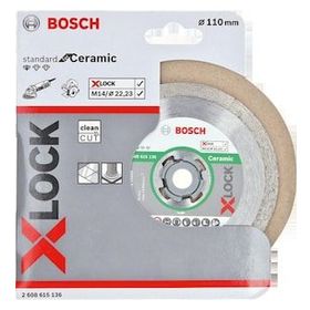 Bosch 2608615136 X-Lock Standard Seri 110 mm Seramik İçin Elmas Kesme Diski