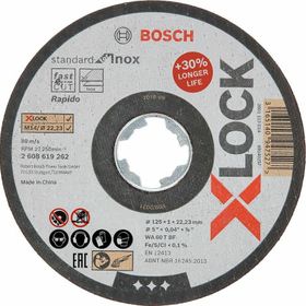 Bosch 2608619264 X-Lock 125x1 mm Expert Inox Paslanmaz Çelik Kesme Taşı