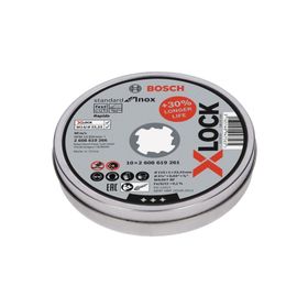 Bosch 2608619266 X-Lock 115x1 mm Inox 10'lu Paslanmaz Kesme Taşı