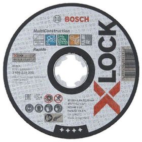 Bosch 2608619270 X-Lock 125x1,6 mm Çoklu Malzemeler İçin Düz Kesme Taşı