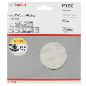 Bosch 2608621166 M480 150 mm 180 Kum 5'li Paket Ağ Zımpara