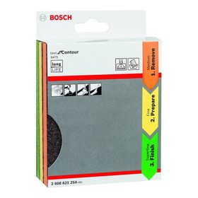 Bosch 2608621254 S473 Sünger Çift Taraflı 3'lü Zımpara Seti