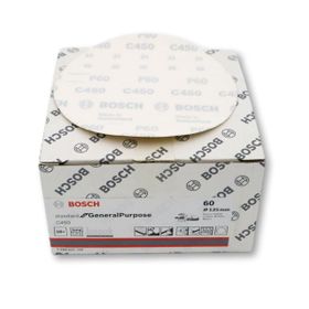Bosch 2608621749 C450 125 mm Deliksiz 60 Kum 50'li Zımpara Kağıdı