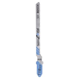 Bosch 2608634237 T 118 EOF Flexible for Metal 5 Adet Dekupaj Yedek Bıçağı
