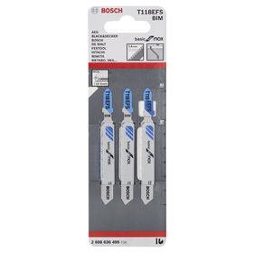 Bosch 2608636499 T 118 EFS Ekonomik Paslanmaz Çelik 3'lü Dekupaj Ucu