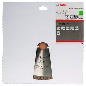 Bosch 2608640436 Optiline Wood 254x30 mm 60 Diş Daire Testere Bıçağı