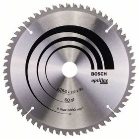Bosch 2608640436 Optiline Wood 254x30 mm 60 Diş Daire Testere Bıçağı
