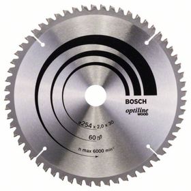Bosch 2608640436 Optiline Wood 254x30 mm 60 Diş Daire Testere Bıçağı