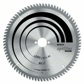 Bosch 2608640436 Optiline Wood 254x30 mm 60 Diş Daire Testere Bıçağı