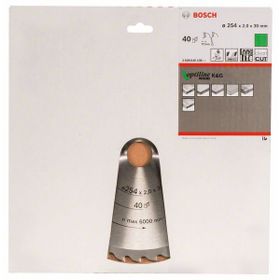 Bosch 2608640438 Optiline Wood 254x30 mm 40 Diş