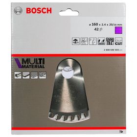 Bosch 2608640503 160x20/16 mm 42 Diş Daire Testere Bıçağı