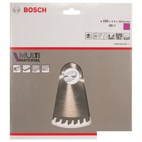 Bosch 2608640507 180x30/20 mm 48 Diş Daire Testere Bıçağı